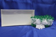 Подвязка кружевная зелёная в коробочке арт. 019-128