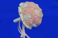 Букет дублер для невесты латексный розово-белый арт. 020-046