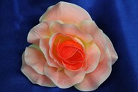 Роза розовая матовая (головка) Мин. заказ от 10шт! арт. 137-002