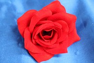 Роза красная бархатная (головка) Мин. заказ от 10шт! арт. 137-018