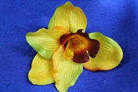 Орхидея желтая (головка) Мин. заказ от 10шт! арт. 137-026