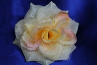 Роза персик в крапинку маленькая (головка) Мин. заказ от 10шт! арт. 137-047