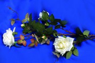 Роза ветка белая арт. 138-121