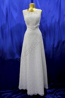 Свадебное платье Цвет: Белый №398 раз. 42, 58. арт.011-041