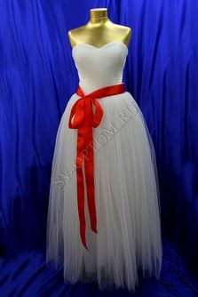 Свадебное платье Цвет: Айвори, Белый №189 раз. 48, 50, 52. арт. 011-058