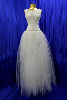 Свадебное платье Цвет: Айвори, Белый  №1061 раз. 40-54. арт. 011-059