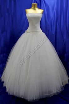 Свадебное платье Цвет: Кремовый №13 раз. 44. арт.011-105