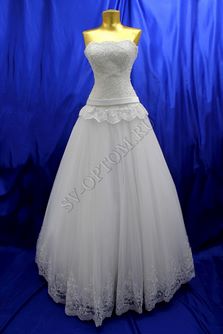 Свадебное платье Цвет: Белый №352 раз. 44. арт. 011-106