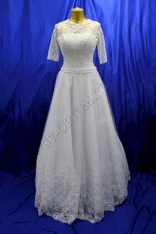 Свадебное платье Цвет: Белый №807 раз. 46. арт. 011-107
