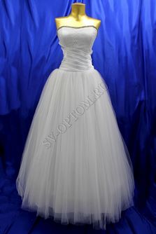 Свадебное платье Цвет: Белый №194, 55 раз. 46. арт.011-149