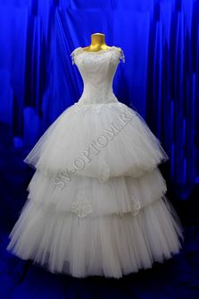 Свадебное платье Цвет: Белый раз. 46. арт. 011-159