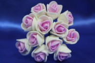 Букет из латексных цветов розово-айвори (1 цветок 20мм) стоимость букета арт. 139-078