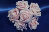Букет из латексных цветов розовый (1 цветок 40мм) стоимость букета арт.139-080