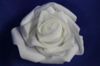 Латексный цветок белый (80-90 мм) арт.139-082