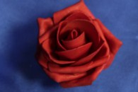 Латексный цветок бордовый (80-90 мм) арт. 139-083