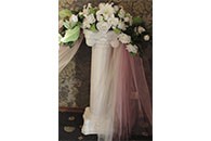 Бело-розовая свадьба 105-012