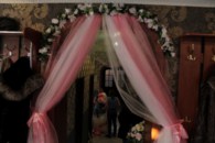Бело-розовая свадьба 105-015