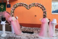 Бело-розовая свадьба 105-006