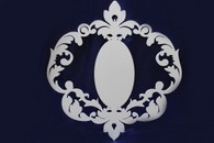 Свадебный герб (укажите цвет в примечании) 71х75см дерево (белый матовый) арт. 007-045