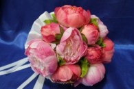 Букет дублер для невесты с розовыми пионами арт. 020-134