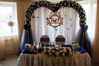 Сине-золотая свадьба 112-012