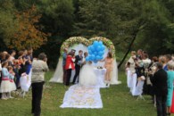 Сине-золотая свадьба 112-032