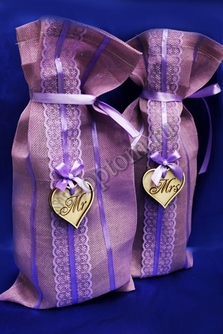 Мешочки для шампанского фиолетовые арт. 047-159