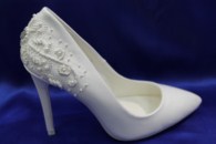 Свадебные туфли для невесты С-4 Цвет: Белый р.36-41 ВСЕ РАЗМЕРЫ