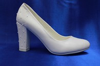 Свадебные туфли для невесты С-9км Цвет: Белый р.33,34,35 Все Размеры