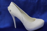 Свадебные туфли для невесты белые С-61 р.36-41 ВСЕ РАЗМЕРЫ