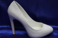 Свадебные туфли для невесты белые С-163 р.36-41 ВСЕ РАЗМЕРЫ