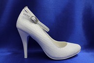 Свадебные туфли для невесты белые С-312 р.36-41