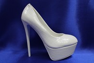 Свадебные туфли для невесты белые С-318 р.35-40