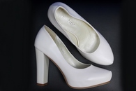 Свадебные туфли для невесты белые С-383 р.36-41. Каблук11см.