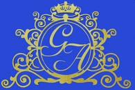 Свадебный герб, светлое золото глиттер (цвет, инициалы под заказ), 90х70, фанера 6мм.  арт. 007-057