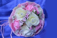 Букет дублер для невесты латексный розовый арт. 020-367
