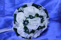 Букет дублер для невесты латексный темно-зеленый арт. 020-372