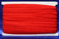 Лента окантовочная красная 10мм 20ярдов (18м) арт. 134-116