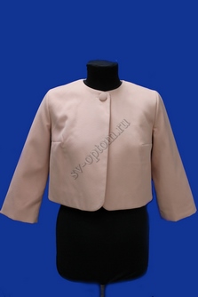 Свадебный пиджак пудровый р.40-54 арт.016-186