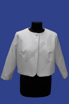 Свадебный пиджак белый р.40-54 арт.016-187