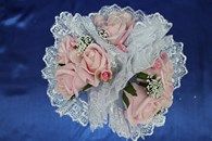 Букет дублер для невесты тройной латексный цвет розовый арт. 020-198