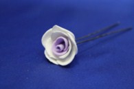 Шпилька с фиолетовой розой (цена за уп. 10шт) арт. 0335-049