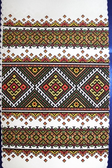 Рушник свадебный с орнаментом. Длина 120 см, ширина 25см. арт.070-393
