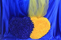 Украшение на машину с фатином 